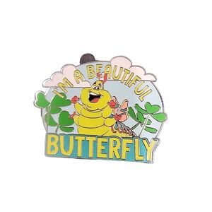 Disney A Bugs Life Heimlich I'm A Beautiful Butterfly Enamel Pin 140352